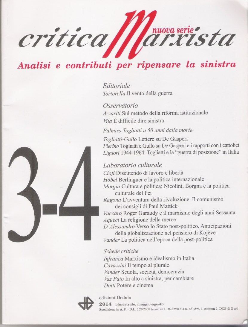 Critica marxista n3-4